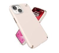 Speck Presidio2 Pro - Custodia per iPhone 15, compatibile con MagSafe, 6,1 pollici, osso sbiancato/cimelio oro/marrone