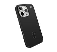 Speck Presidio2 Pro - Custodia per iPhone 16 Pro, MagSafe, ClickLock, sottile, nero/ardesia