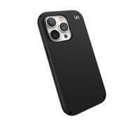 Speck Presidio2 Pro + MagSafe - Custodia per iPhone 14 Pro con rivestimento MICROBAN (Nero/Nero/Bianco)