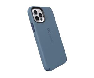 Speck Prodotti Candyshell Pro Custodia per iPhone 12 e 12 Pro, modello da 6,1 pollici, compatibile con MagSafe, Mystery Blue/Faded Denim