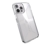 Speck Prodotti GemShell Grip Custodia per iPhone 13 Pro Max/iPhone 12 Pro Max, trasparente/trasparente