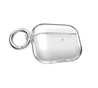 Speck Prodotti Presidio Clear per AirPods Pro 2nd Gen Case, Trasparente/Argento Brillante