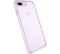 Speck Prodotti Presidio - Custodia glitterata per iPhone 8, iPhone 7, iPhone 6/6S, confezione sfusa - Geide Purple Trasparente/Oro Glitter