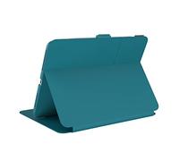 Speck Prodotti Presidio Pro Custodia a libro per iPad 2021|iPad Air (2020)|iPad Pro (2018-2020) 11", Deep Sea Teal/Cloudy Grey/White