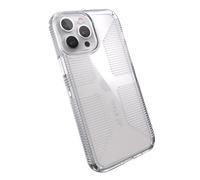 Speck Prodotti GemShell Grip Custodia per iPhone 13 Pro Max/iPhone 12 Pro Max, trasparente/trasparente