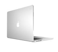 Speck SmartShell - Custodia rigida ultra sottile antigraffio per MacBook Air da 15" (2023), trasparente/grigio maglione