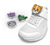Speck Tagimals AirTag - Accessorio per scarpe per bambini dai 3 anni, confezione assortita da 4
