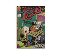 SPECLLY Poster di Frank Ocean Blonde con album ispirato ai fumetti, stampa artistica da parete in stile vintage per soggiorno, 40 x 60 cm, senza cornice