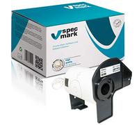 specmark 1 rotolo di etichette singole compatibili con Brother DK-11207 Ø 58mm 100 etichette per tutte le stampanti di etichette QL QL-570 QL-700 QL-800