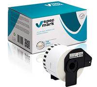 specmark 1 rotolo di etichette singole compatibili con Brother DK-44205 etichette 62 mm x 30,48 m per tutte le stampanti di etichette QL QL-570 QL-700 QL-800