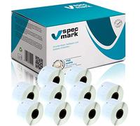 specmark 10 Rotoli di etichette compatibili con DYMO 11356 41mm x 89mm S0722560 300 Pezzo compatibile con tutte le stampanti di etichette Label-Writer 450 4XL Seiko-SLP