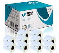 specmark 10 Rotoli di etichette compatibili con DYMO 99015 54mm x 70mm S0722440 320 Pezzo compatibile con tutte le stampanti di etichette Label-Writer 450 4XL Seiko-SLP