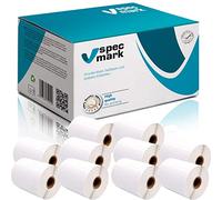 specmark 10 Rotoli di etichette compatibili con DYMO S0904980 104mm x 159mm S0904980 220 Pezzo compatibile con tutte le stampanti di etichette LabelWriter 4XL, LW 4XL