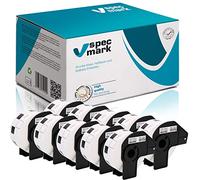 specmark 10 rotoli di etichette singole compatibili con Brother DK-11221 23 mm x 23 mm 1000 etichette per tutte le stampanti di etichette QL QL-570 QL-700 QL-800