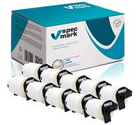 specmark 10 rotoli di etichette singole compatibili con Brother DK-11240 102 mm x 51 mm 600 etichette per tutte le stampanti di etichette QL QL-570 QL-700 QL-800