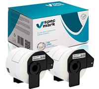 specmark 2 rotoli di etichette singole compatibili con Brother DK-11202 62 mm x 100 mm 300 etichette per tutte le stampanti di etichette QL QL-570 QL-700 QL-800