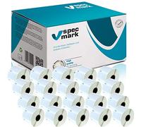 specmark 20 Rotoli di etichette compatibili con DYMO 11354 57mm x 32mm S0722540 1000 Pezzo compatibile con tutte le stampanti di etichette Label-Writer 450 4XL Seiko-SLP