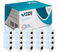 specmark 20 Rotoli di etichette compatibili con DYMO 99015 54mm x 70mm S0722440 320 Pezzo compatibile con tutte le stampanti di etichette Label-Writer 450 4XL Seiko-SLP
