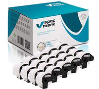 specmark 20 rotoli di etichette singole compatibili con Brother DK-11201 29 mm x 90 mm 400 etichette per tutte le stampanti di etichette QL QL-570 QL-700 QL-800