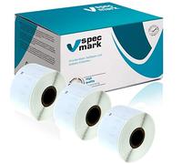 specmark 3 Rotoli di etichette compatibili con DYMO 11356 41mm x 89mm S0722560 300 Pezzo compatibile con tutte le stampanti di etichette Label-Writer 450 4XL Seiko-SLP