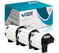 specmark 3 rotoli di etichette singole compatibili con Brother DK-11209 62 mm x 29 mm 800 etichette per tutte le stampanti di etichette QL QL-570 QL-700 QL-800