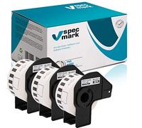 specmark 3 rotoli di etichette singole compatibili con Brother DK-22211 29 mm x 15,24 m per tutte le stampanti di etichette QL QL-570 QL-700 QL-800