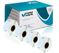 specmark 4 Rotoli di etichette compatibili con DYMO 11355 19mm x 51mm S0722550 500 Pezzo compatibile con tutte le stampanti di etichette Label-Writer 450 4XL Seiko-SLP