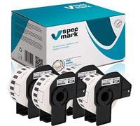 specmark 4 rotoli di etichette singole compatibili con Brother DK-22211 29 mm x 15,24 m per tutte le stampanti di etichette QL QL-570 QL-700 QL-800