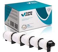 specmark 5 rotoli di etichette singole compatibili con Brother DK-22243 102 mm x 30,48 m per tutte le stampanti di etichette QL QL-570 QL-700 QL-800