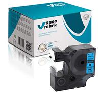 Specmark Compatibile con DYMO D1 45806 Nastro inchiostratore 19 mm x 7 m Nero su blu (S0720860) Compatibile con DYMO D1 per stampante LM Label-Manager LP Label-Point LW Label-Writer DUO