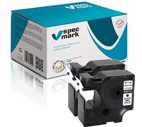 specmark Compatibile con DYMO D1 53713 nastro 24 mm x 7 m Set x 2 pezzi nero su bianco compatibile con DYMO D1 per stampanti LM LabelManager LP Label-Point LW Label-Writer DUO