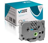 specmark Nastro TZe-141 18mm x 8m Nastro nero su trasparente compatibile con la stampante Brother PT P-touch AZe-141 EZe-141 TZ-141 TZ2-141