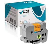specmark Nastro TZe-B61 36mm x 5m Nastro nero su arancione fluorescente compatibile con la stampante Brother PT P-touch AZe-B61 EZe-B61 TZ-B61 TZ2-B61