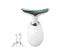 SPECOOL Massaggiatore antirughe per collo e viso, dispositivo elettrico tonificante con massaggio lifting EMS per donne, 3 modalitÃ