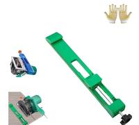 Spectaclescene - Guida di taglio regolabile, guida rapida al taglio, guida rapida per sega circolare per tagli di precisione e attività di fresatura (1 verde da 11,9 a 20,1 cm)
