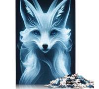 Spectral Fox Jigsaw Puzzle Impossibili 1000 Pezzi Decorazione Per La Casa. Rilassamento E Intelligence Per Adulti E Ragazzi Da 14 Anni 1000pcs (38x26cm)