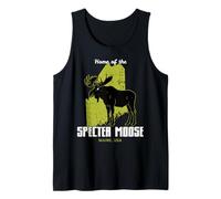 Spectre Moose Home Maine State Funny American Cryptid Canotta