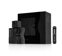 Spectre Wraith - Profumo arabo a lunga durata, 80 ml, Eau de Parfum, con nebulizzatore ricaricabile da 5 ml, fragranza legnosa e sofisticata con note di caffè e sandalo (Spectre Wraith)