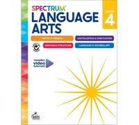 Spectrum Carson Dellosa Educat Spectrum Language Arts Workbook, Grad (Tascabile)