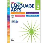 Spectrum Carson Dellosa Educat Spectrum Language Arts Workbook, Grad (Tascabile)