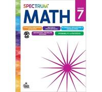 Spectrum Carson Dellosa Education Elise C Spectrum Math Workbook, Gr (Tascabile)