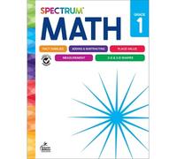 Spectrum Carson Dellosa Education Spectrum Math Workbook, Grade 1 (Tascabile)