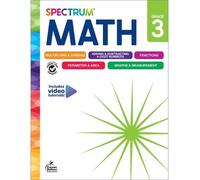 Spectrum Carson Dellosa Education Spectrum Math Workbook, Grade 3 (Tascabile)