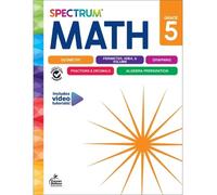 Spectrum Carson Dellosa Education Spectrum Math Workbook, Grade 5 (Tascabile)