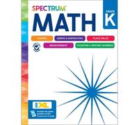 Spectrum Carson Dellosa Education Spectrum Math Workbook, Grade K (Tascabile)