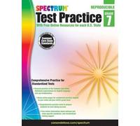 Spectrum Carson Dellosa Education Spectrum Test Practice, Grade 7 (Tascabile)