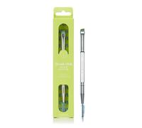 Spectrum Collections Brush Club - Pennello doppio per sopracciglia, per definire e pettinare, adatto per cipria e crema, pennelli professionali per trucco con setole ipoallergeniche