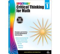 Spectrum Critical Thinking for Math, Grade 1 (Tascabile)