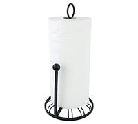Spectrum Diversified Contempo - Porta asciugamani in carta, 19,1 x 17,8 x 36,2 cm, colore: Nero