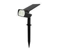 Spectrum LED Solar Giardino Lampada Oculus Solaris Nera 2W 200lm 4000K Picchetto